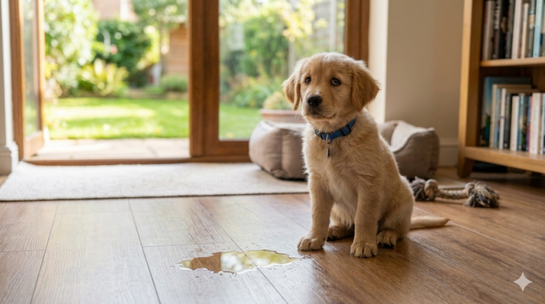 Welpen stubenrein bekommen